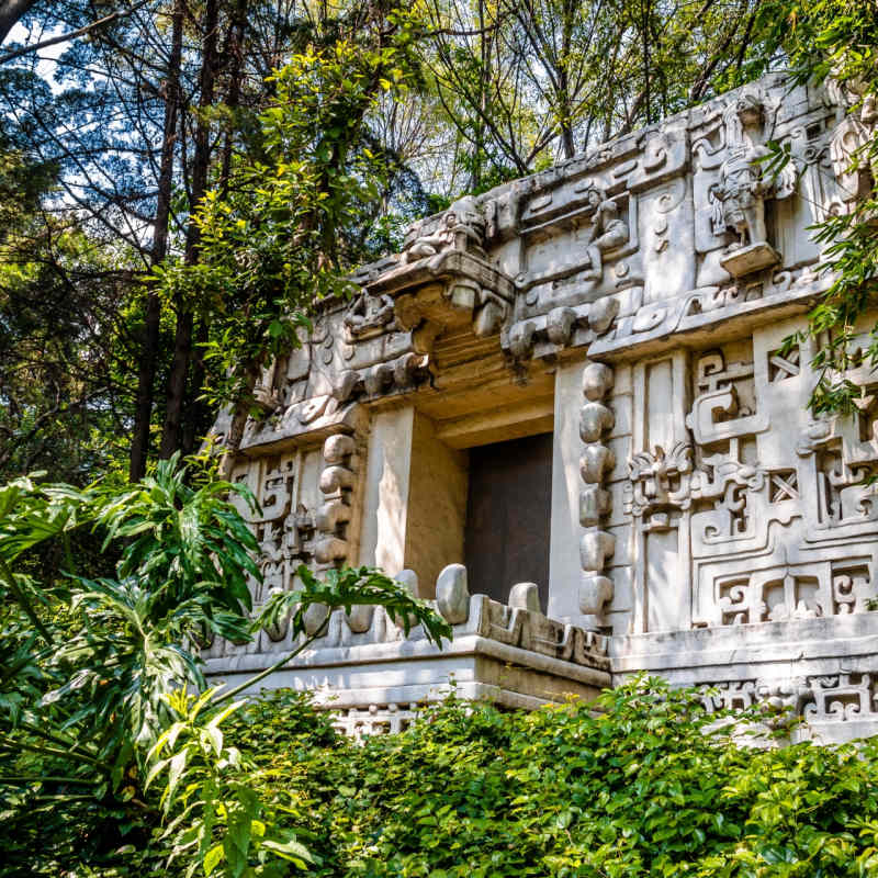 Mayan Temple at Anthropology Museum 