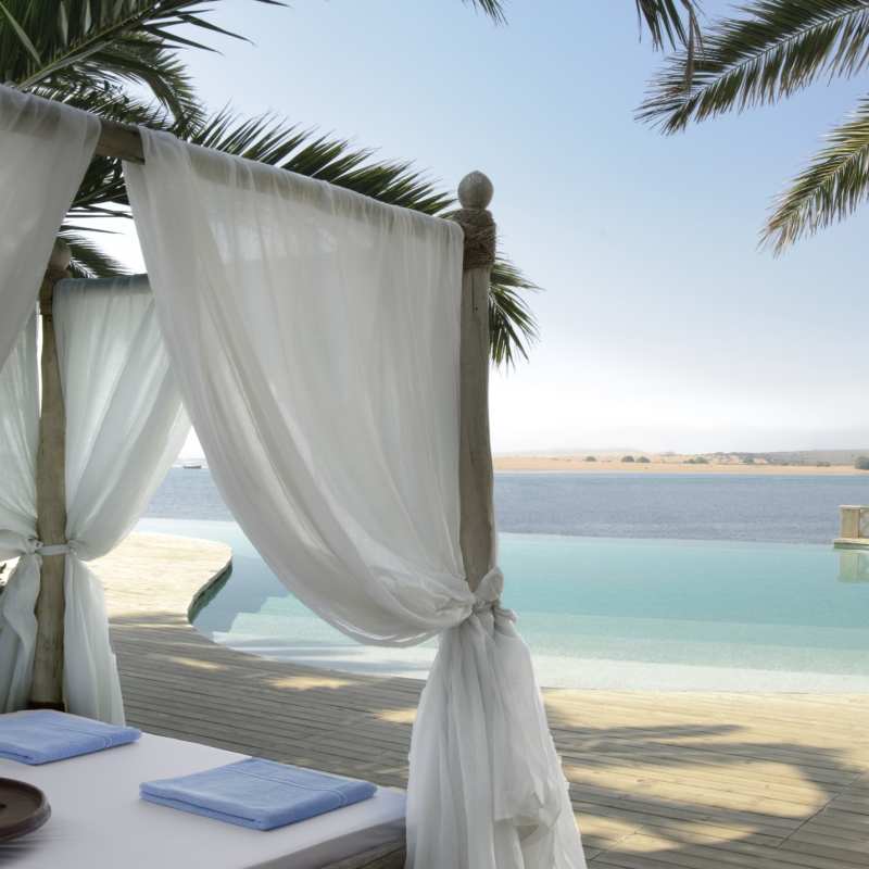 Pool cabana - Morocco Honeymoon