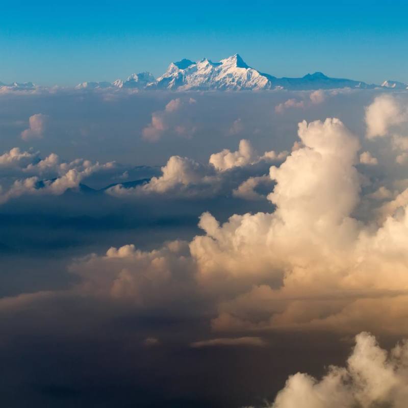 Everest form the sky 
