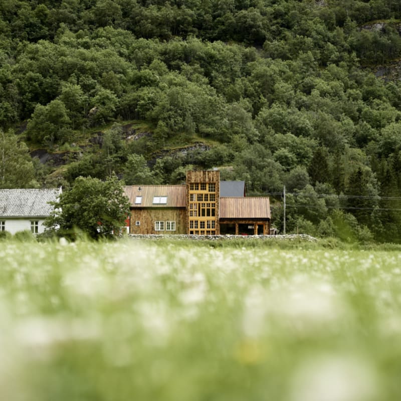 Outside overview of accommodation 