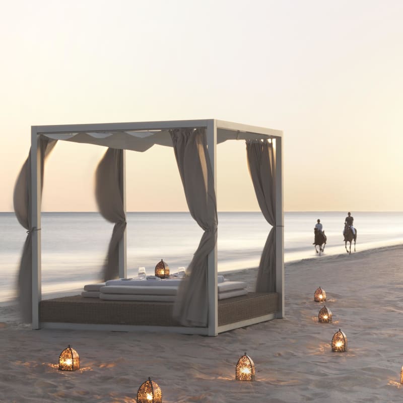 Dining on the beach Salalah   