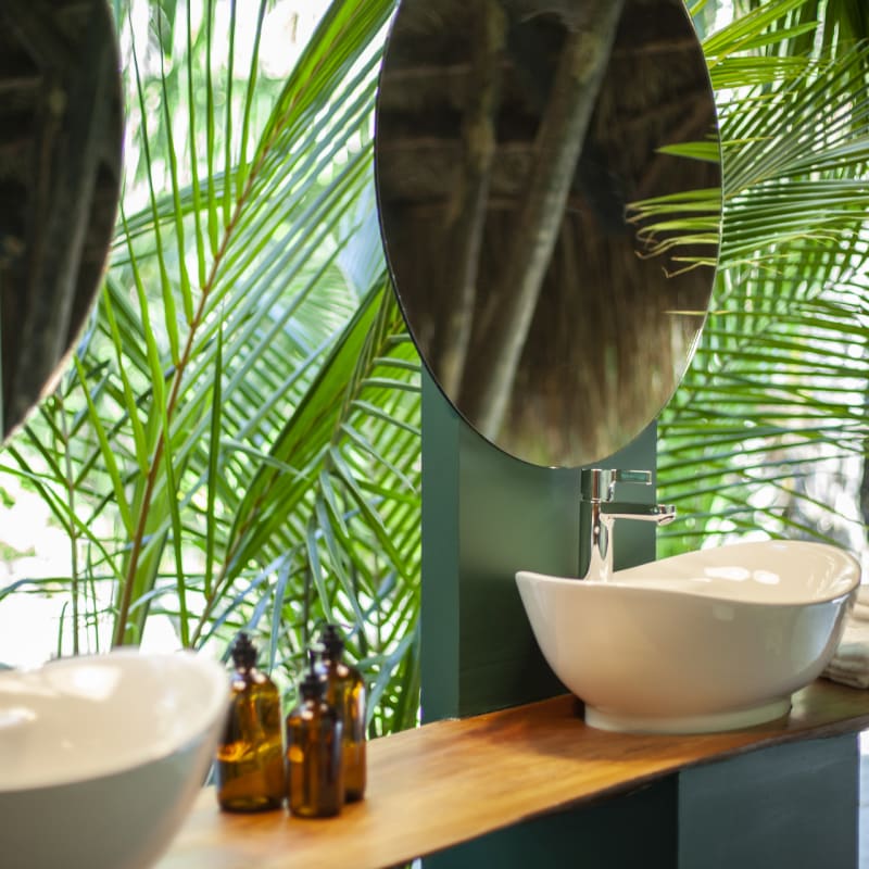 Outdoor bathroom 