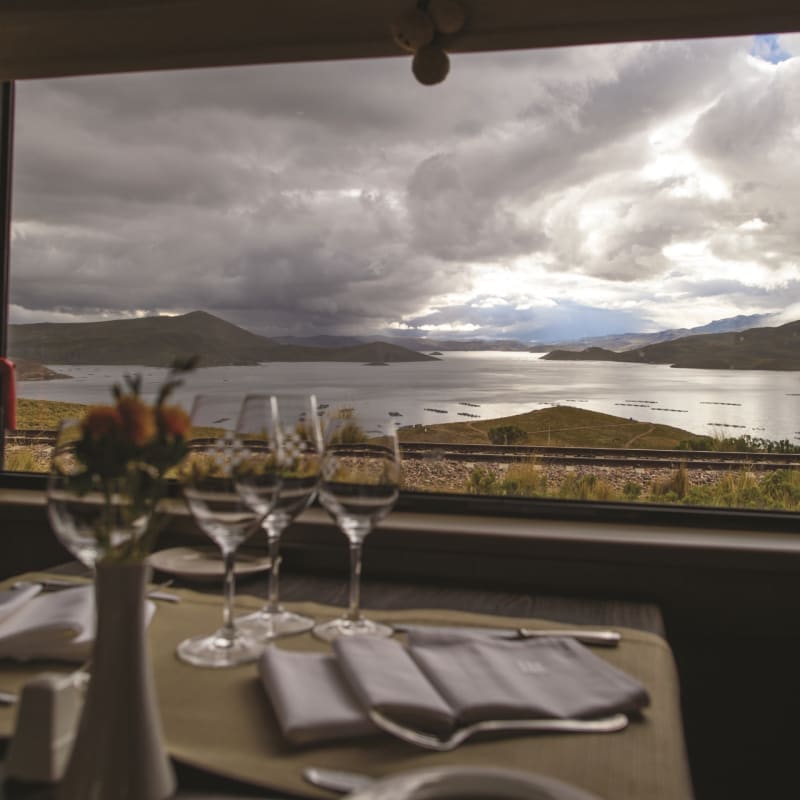 Restaurant views - Belmond Andean Explorer