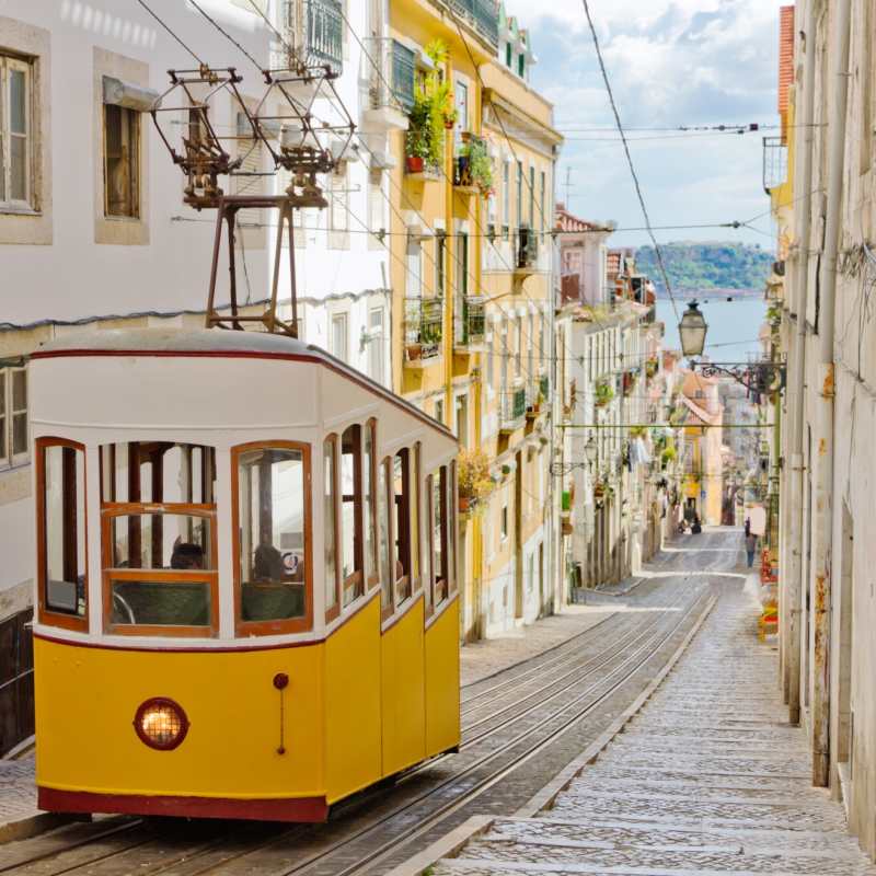 Lisbon funicular - Discover Alentejo and Andalucia