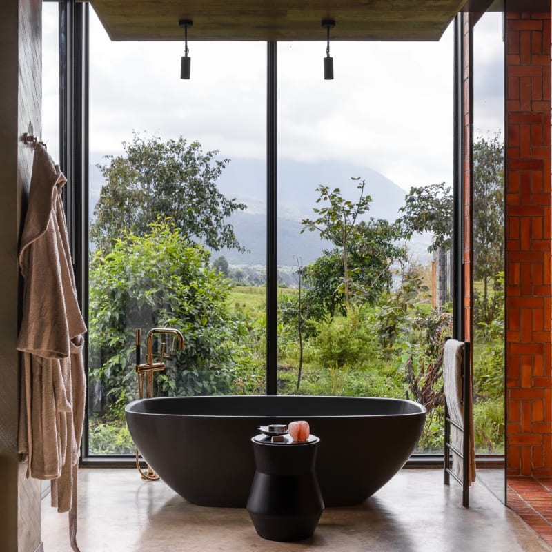 Bathroom at Singita Kwitonda 