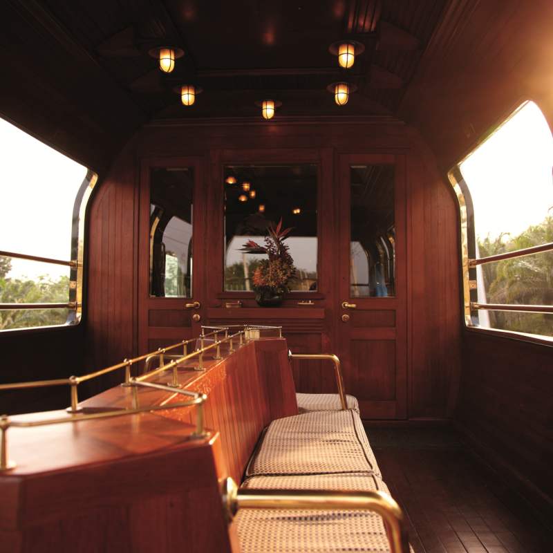 Inside the train  