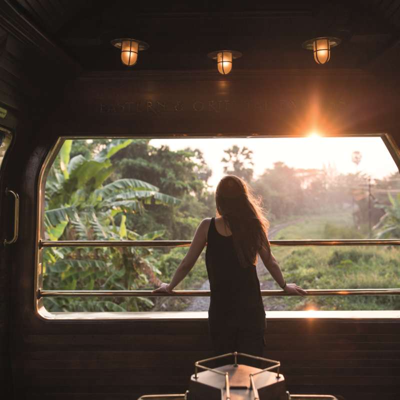 View from the train  
