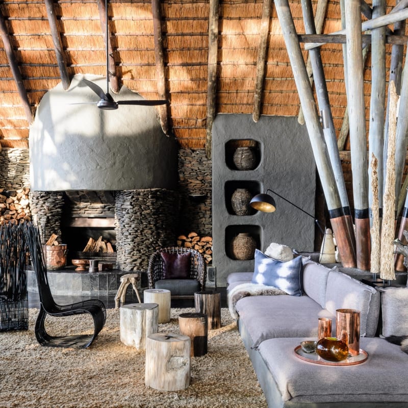 Main area at Singita Boulders 