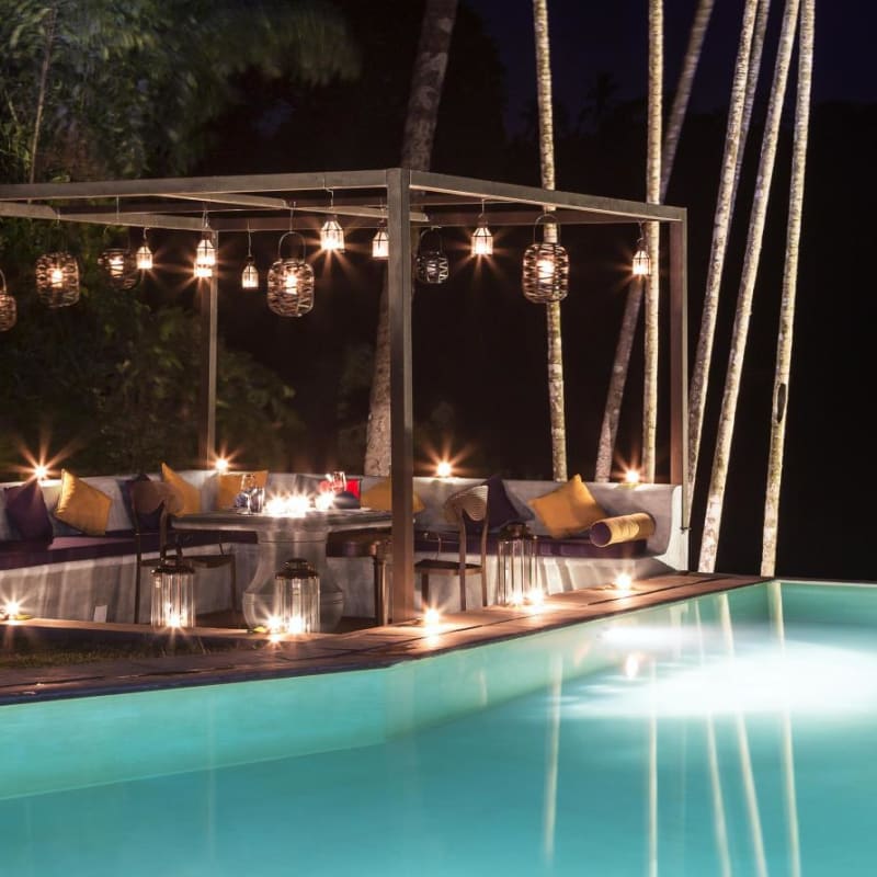 Dine by the pool - The Kandy House
