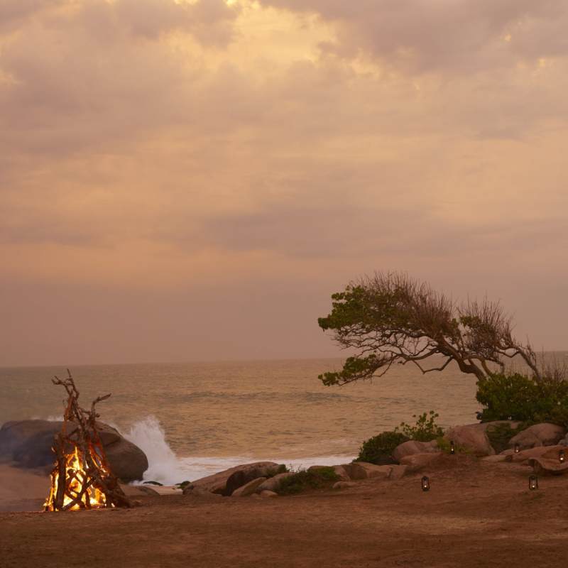 Beach at Wild Coast Tented Lodge
