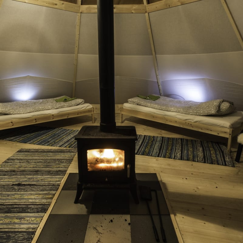 Tent interior - Aurora Safari Camp
