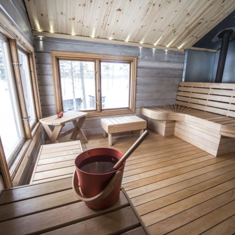 Fjellborg Arctic Lodge Sauna 