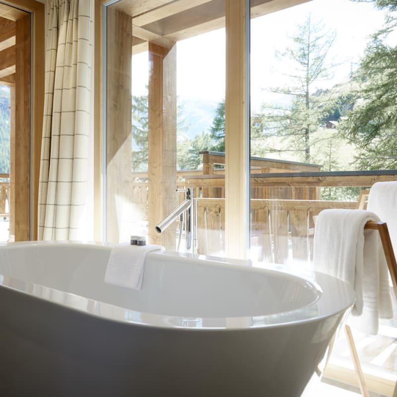 Bath with a view - La Vue