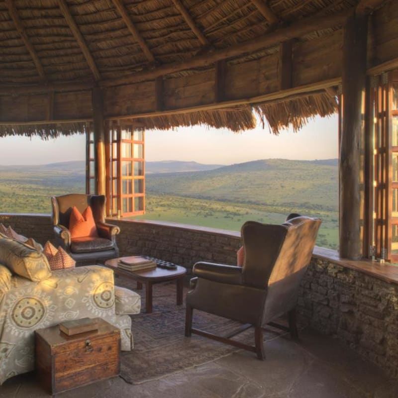 Lounge area - Klein's Camp 