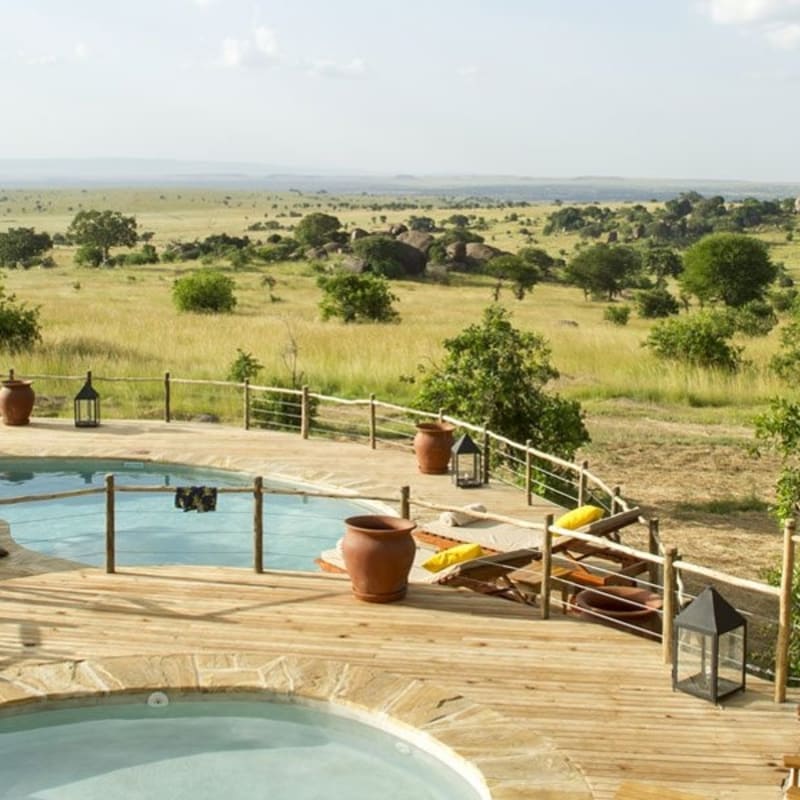 Pool deck - Mkombe's House at Lamai
