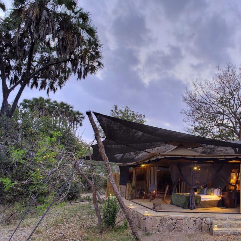 Exterior View of double room - Roho ya Selous 