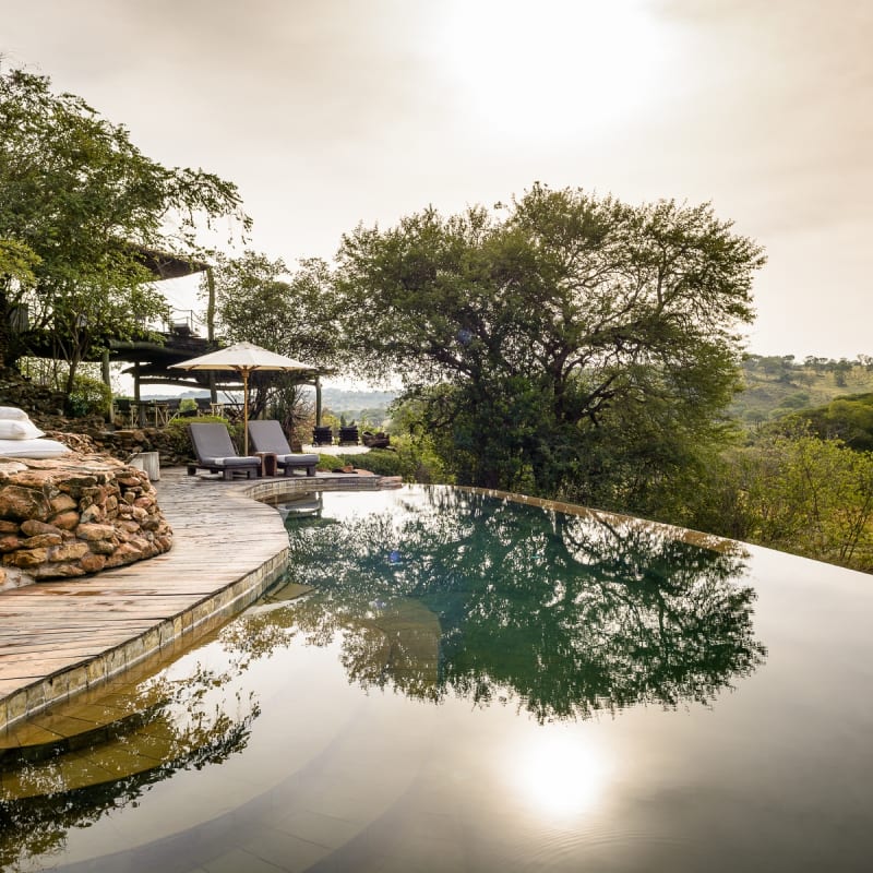 Swimming pool at Singita