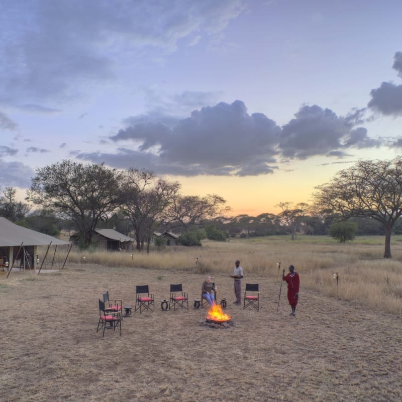 Camp sunset - Ubuntu Camp 