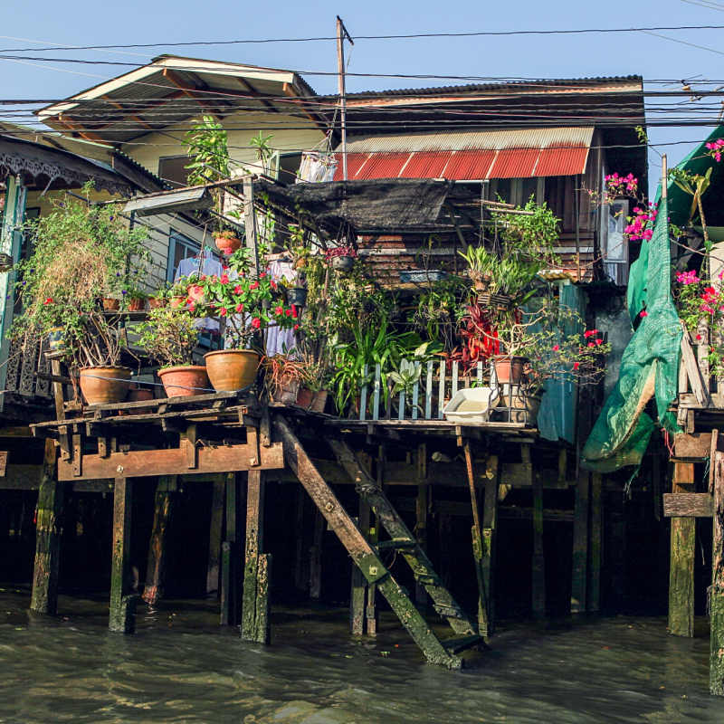 Bangkok Wooden Houses - Highlights of Thailand