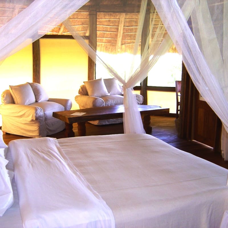 Inside a cottage - Apoka Lodge