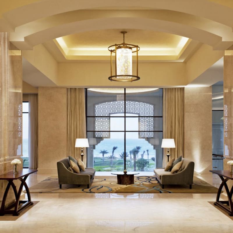 Reception area - St Regis Saadiyat Island 