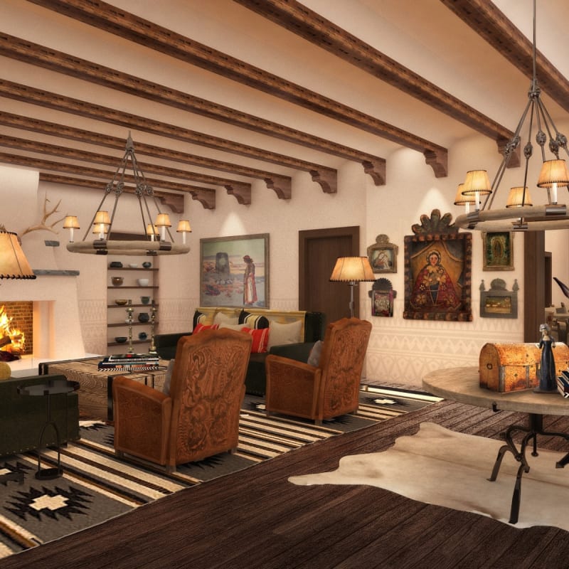 Indoor Lounge - Bishops Lodge 