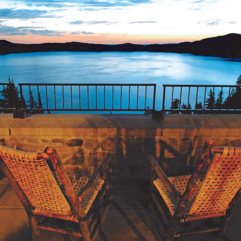 Crater Lake Lodge view 