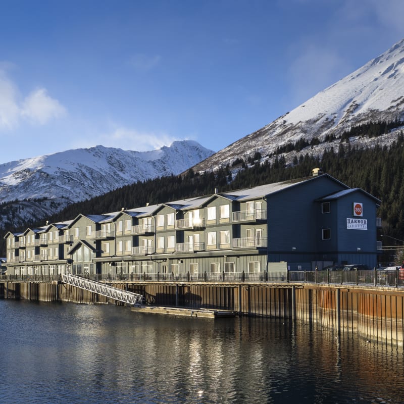 hotel in winter 