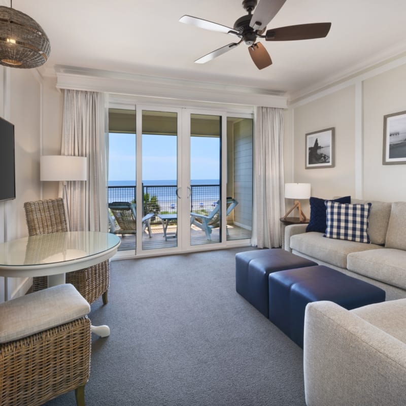 Suite Living Room - Jekyll Ocean Club