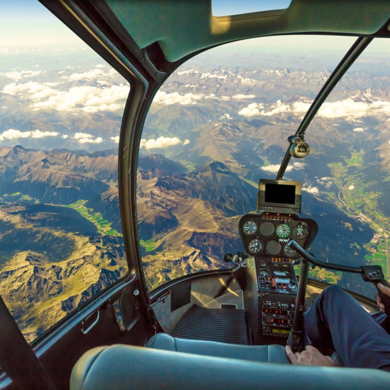Stillpoint Lodge helicopter view 