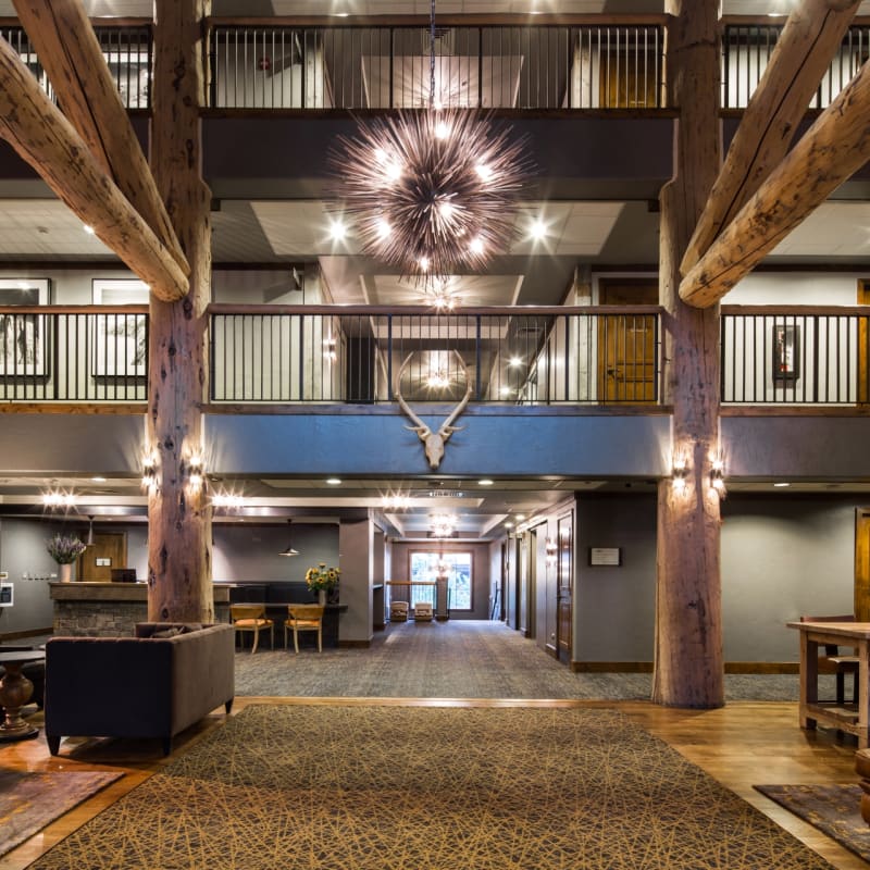 Teton Mountain Lodge  Spa Lobby 