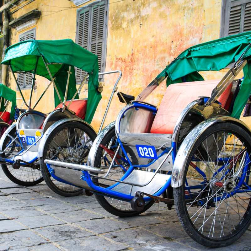 Rickshaws - Highlights of Central Vietnam