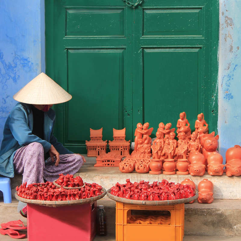 Street Seller - Highlights of Central Vietnam