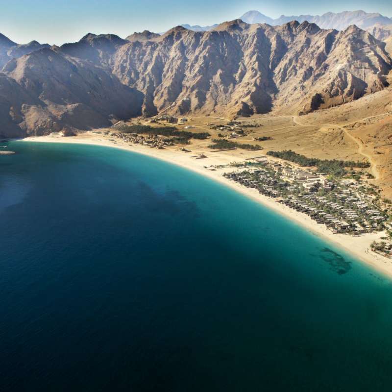 Zighy Bay Aerial View 