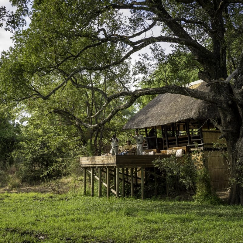 Raised hide - Chamilandu Bush Camp