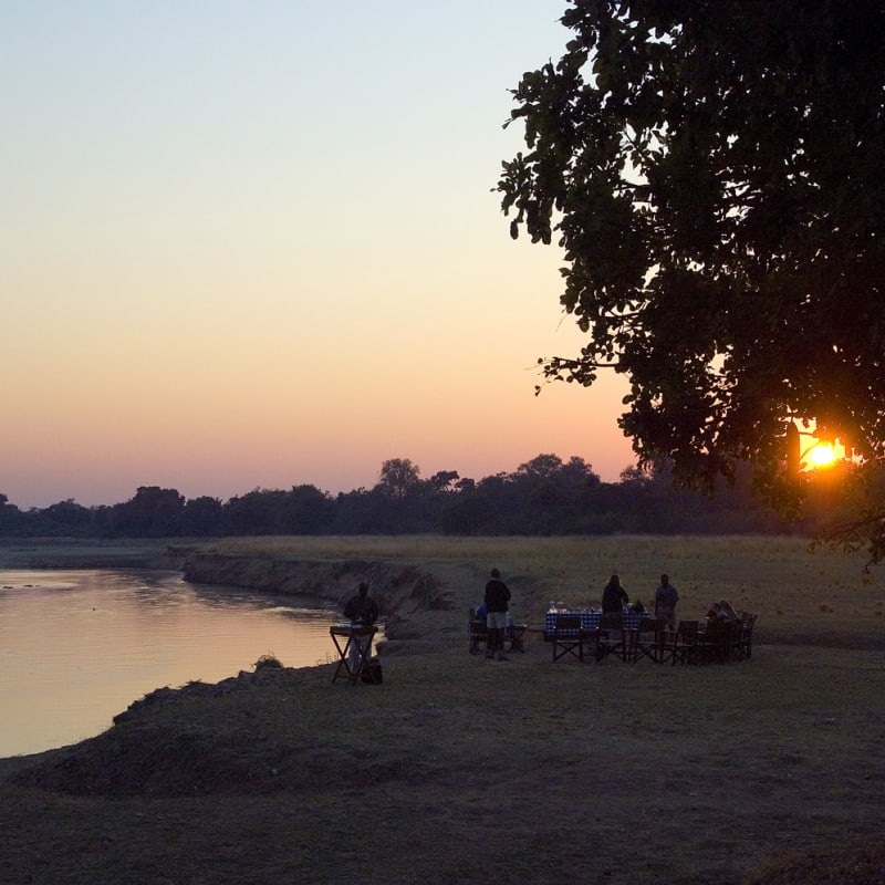 Bush Dining - Robin Pope Luangwa Bush Camping