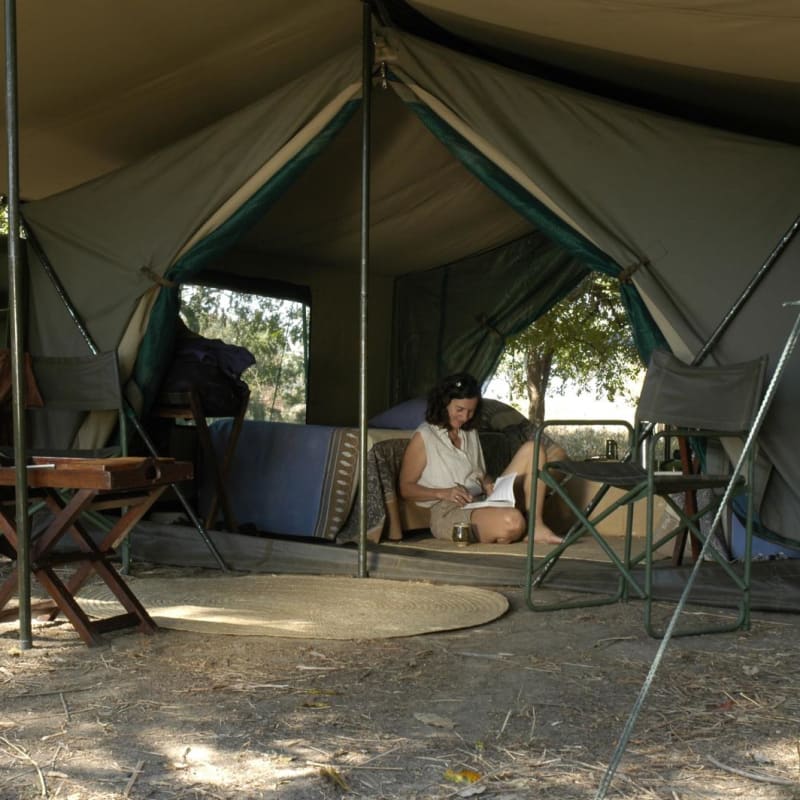 Tent exterior - RPS Mobile Camp