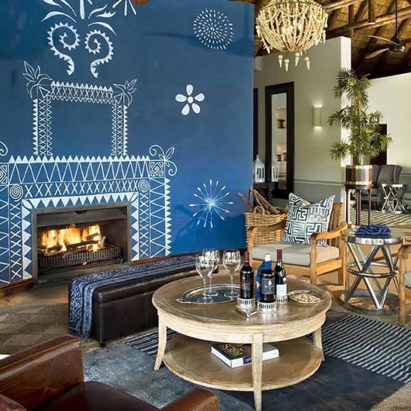 Island Lodge lounge - Royal Chundu