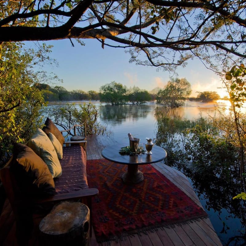 Sunrise views - Sindabezi Island 
