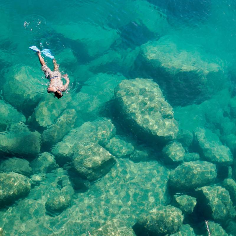 Snorkelling in Lake Malawi - Classic Zambia and Malawi