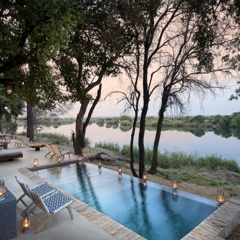 Matetsi River House pool 
