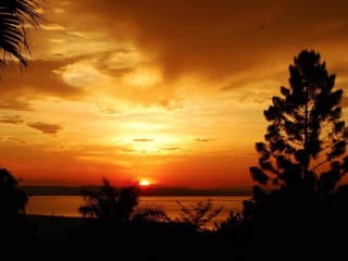 Sunset view - Karibu Guest House