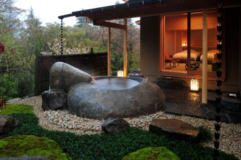 Kadan Suite with Open Air Rock Bath "Aoi"