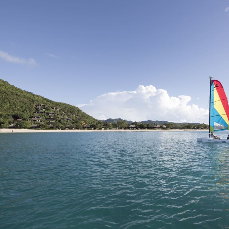 Sailing Hermitage Bay