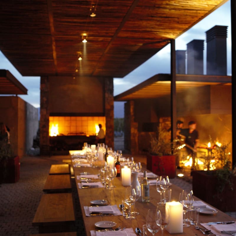 Al fresco dining - The Vines Resort & Spa