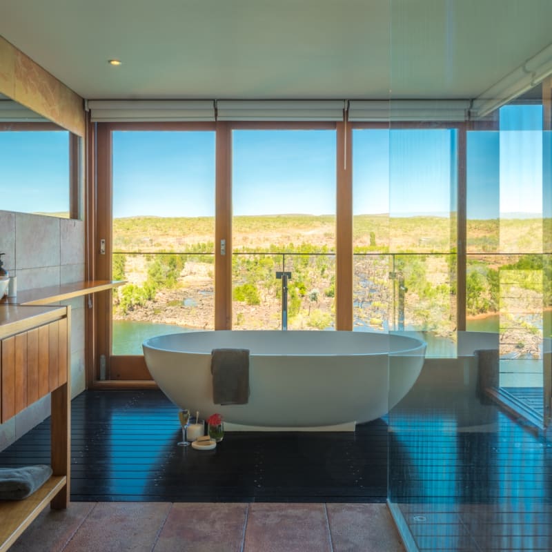 Chamberlain Suite Bathtub -  El Questro Homestead 