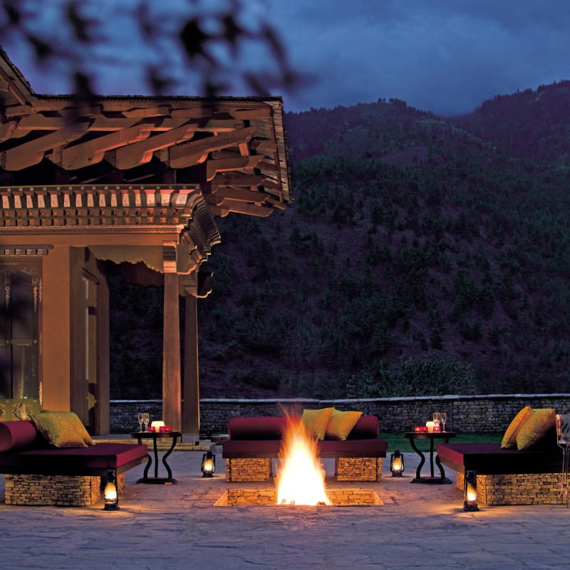 Outside Seating Area - Taj Tashi