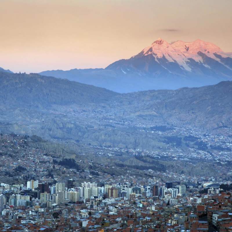 View of La Paz from El Alto
