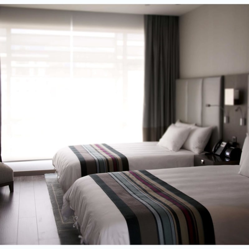 Twin guest room, Casa Grande Hotel