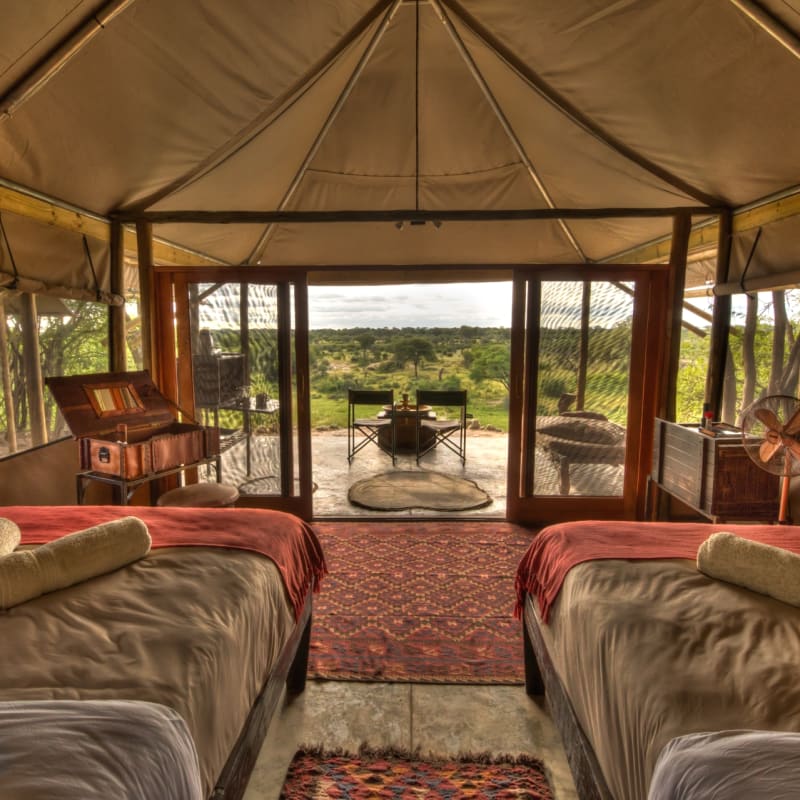 View from tent - Meno A Kwena